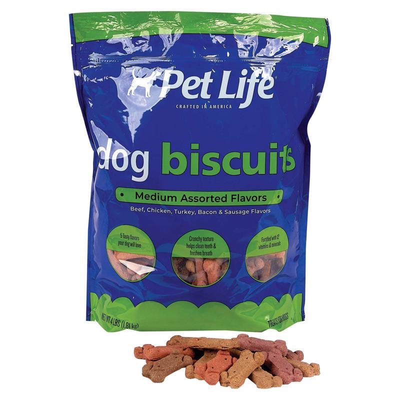 Pet Life ZX2801 04 10 Assorted Biscuit For Dogs 4 lb 1 pk