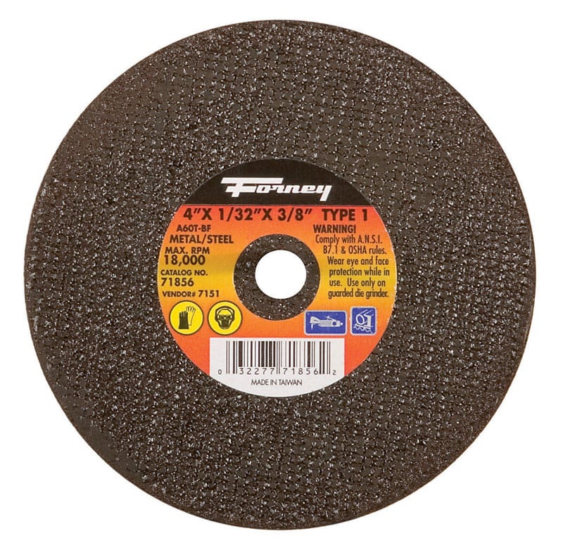 Forney 71856 4X1/32X3/8" T1 Cut-Off Whl