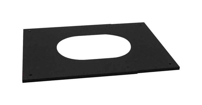 Selkirk 208512 8 in. Galvanized Steel Stove Pipe Ceiling Plate