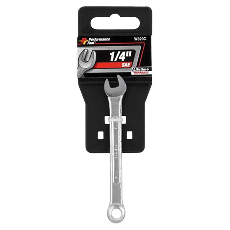 Performance Tool W320C 1/4 in. X 1/4 in. 12 Point SAE Combination Wrench 1 pc