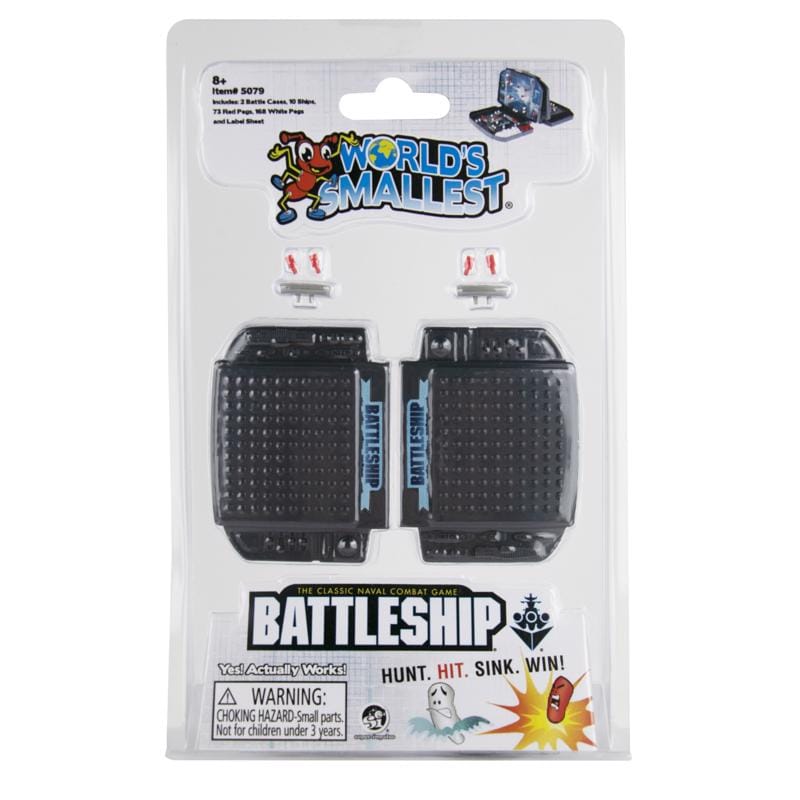Worlds Smallest 5079 World's Smallest Battleship Toy Black