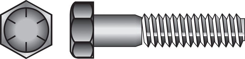 Hillman 220343 5/8 in. D X 4 in. L Heat Treated Steel Hex Head Cap Screw 25 pk