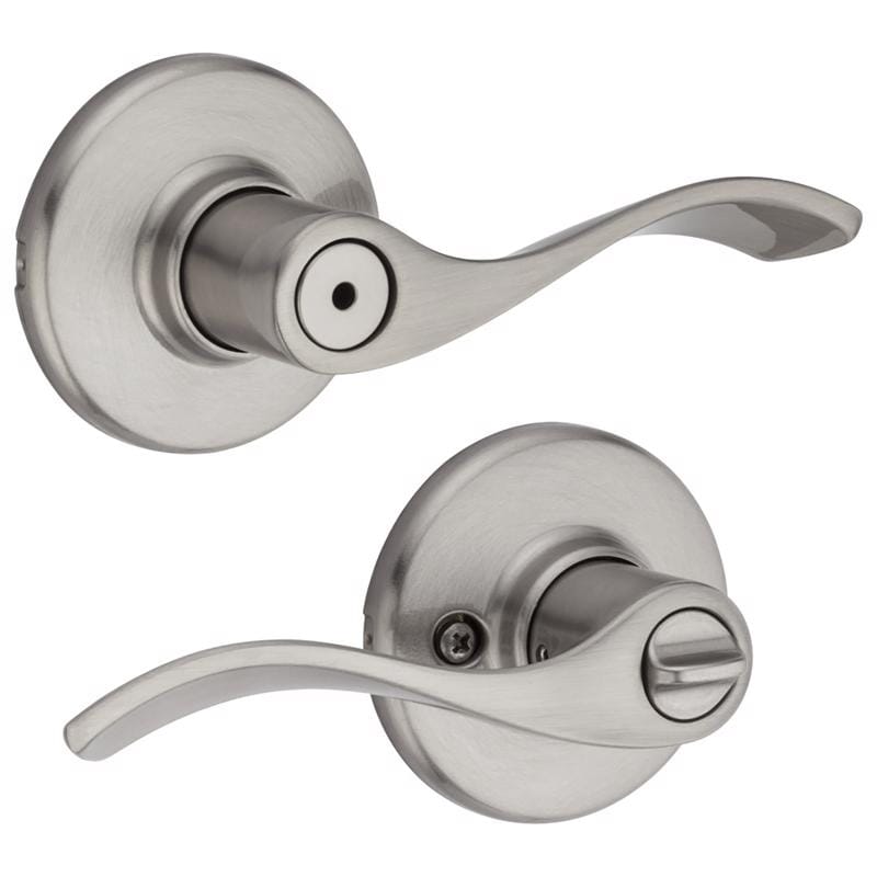 Kwikset 93001-882 Balboa Satin Nickel Privacy Lever