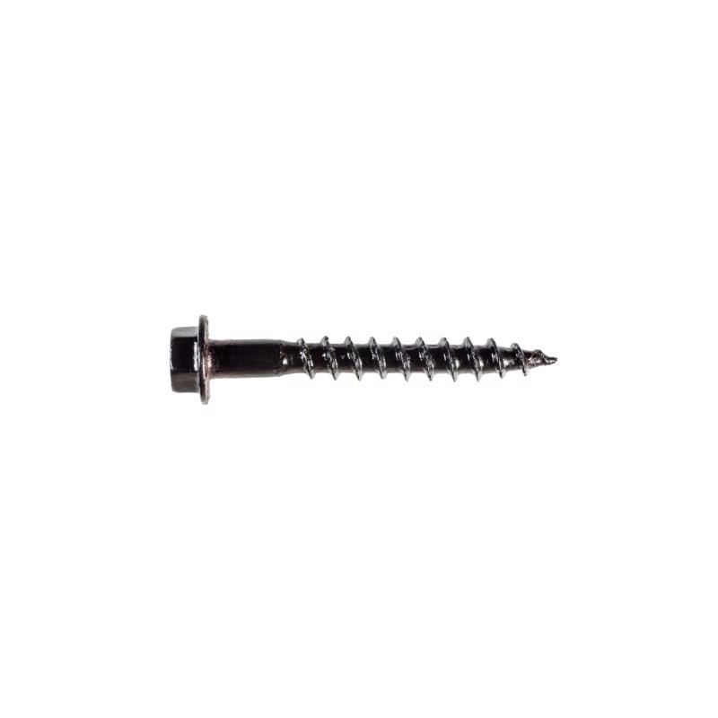 Simpson Strong-Tie SD10112DBBR50 Outdoor Accents No. 10 X 1-1/2 in. L Hex Black Bold Wood Screws 50 pk