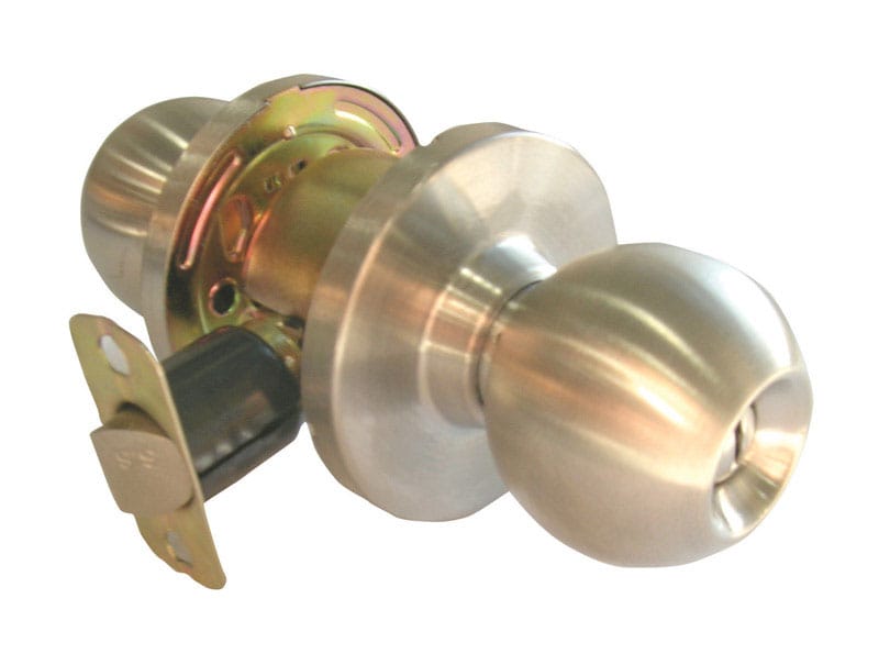Tell CL100004 Cortland Satin Chrome Privacy Lockset 1-3/4 in.