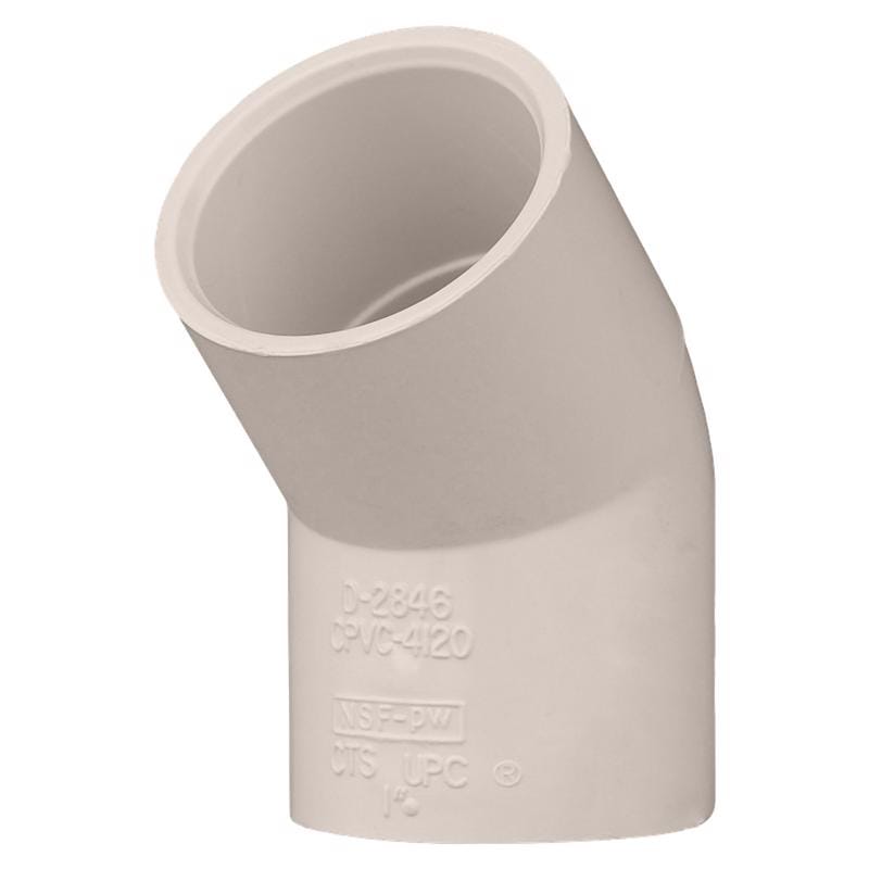 Charlotte Pipe CTS023091000 FlowGuard 1 in. Slip X 1 in. D Slip CPVC Elbow