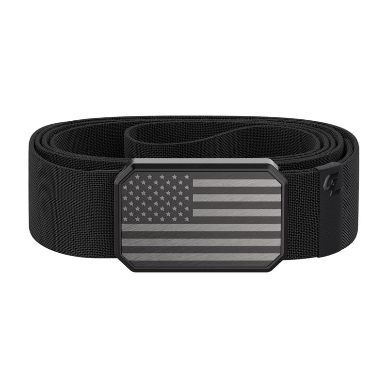 Groove Life B6-001-OS American Flag Black Belt 50 in.