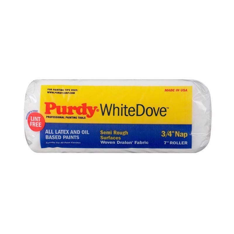 Purdy 14A672074 White Dove Woven Fabric 7 in. W X 3/4 in. Paint Roller Cover 1 pk