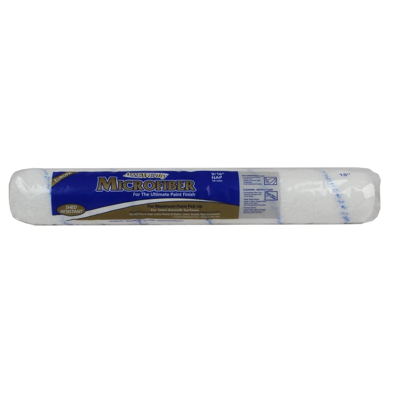 ArroWorthy 18MFR4 1800 Microfiber 18 in. W X 9/16 in. Paint Roller Cover 1 pk