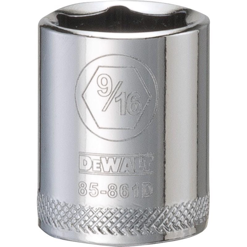 Dewalt DWMT85861OSP 9/16 in. X 1/4 in. drive SAE 6 Point Socket 1 pc