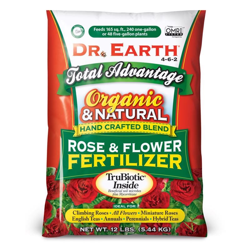 DR. Earth 709 Total Advantage Organic Granules Rose Plant Food 12 lb