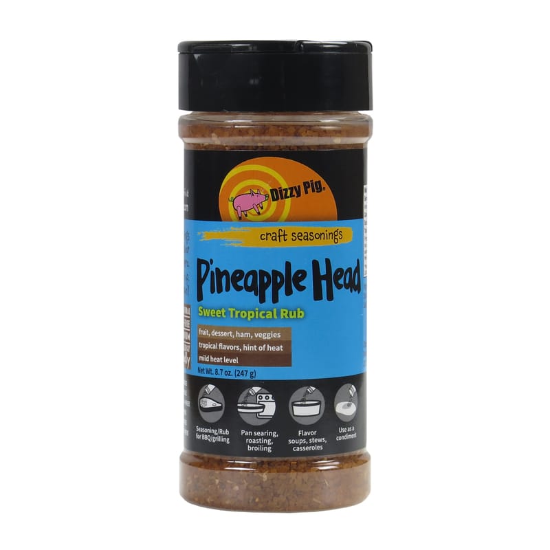 Dizzy Pig DP-PH-8 Pinapple Head Sweet Tropical BBQ Rub 8.7 oz