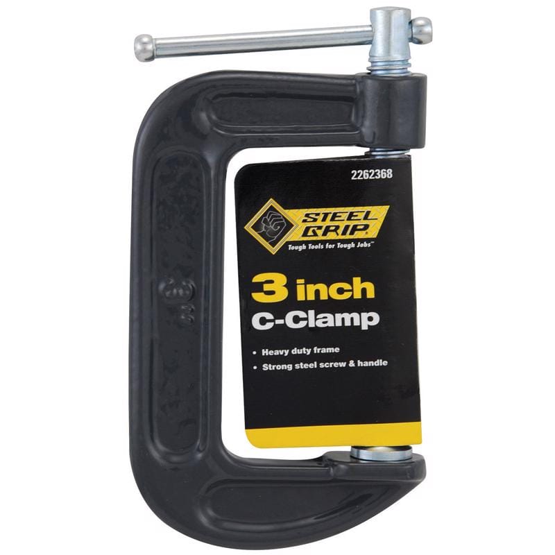 Steel Grip 2262368 3 in. Adjustable C-Clamp 1 pc