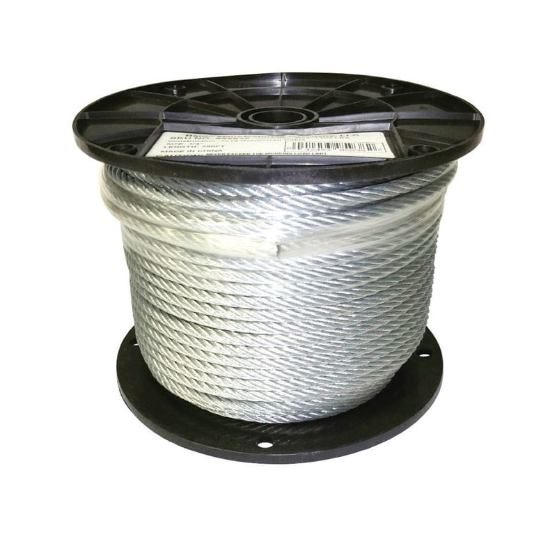 Baron 695938 1/4 in. D X 250 ft. L Galvanized Steel Cable