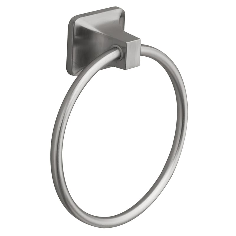Oakbrook Collection 297-0504OB Brushed Nickel Towel Ring Die Cast Zinc