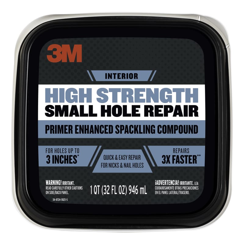 3M SHR-32-BB Patch Plus Primer Ready to Use White Spackling Compound and Primer in One 32 oz