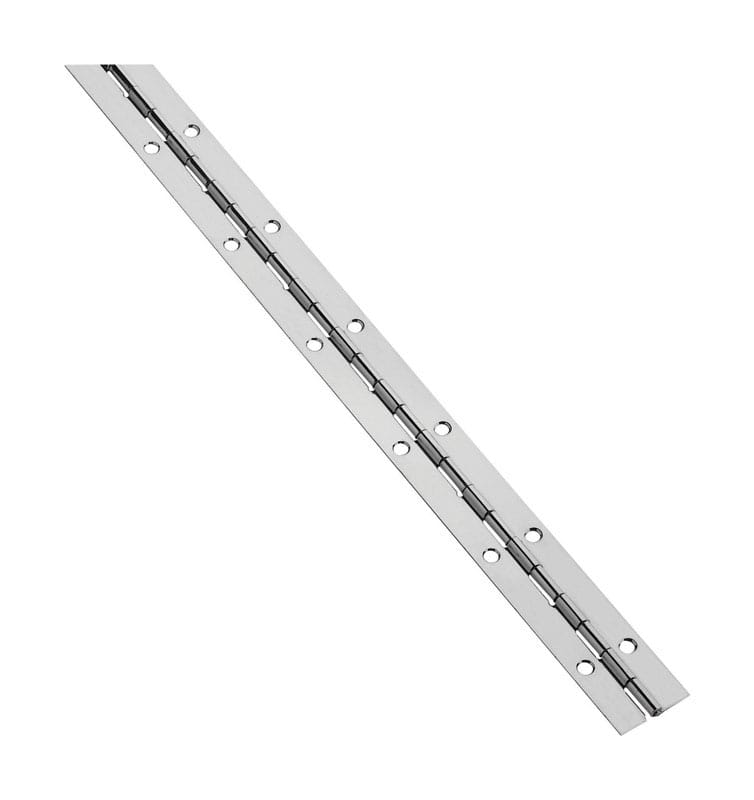 National Hardware N148-379 48 in. L Nickel Continuous Hinge 1 pk