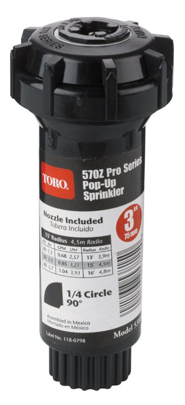 Toro 53815 570Z Pro Series 3 in. H Quarter-Circle Pop-Up Sprinkler