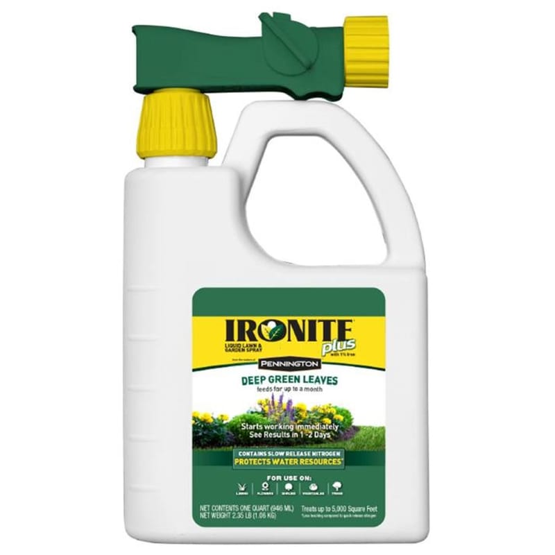 Pennington 100525937 Ironite Slow-Release Nitrogen Lawn Fertilizer For All Grasses 5000 sq ft