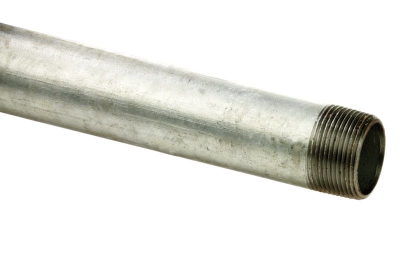 B&K 566-600AH Mueller 1-1/4 in. D X 60 in. L Galvanized Steel Pre-Cut Pipe