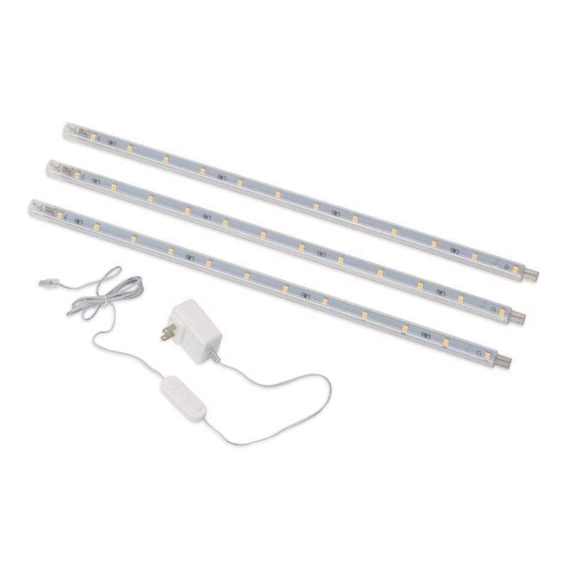 Amerelle USL30HBCC 12 in. L White Plug-In LED Strip Light