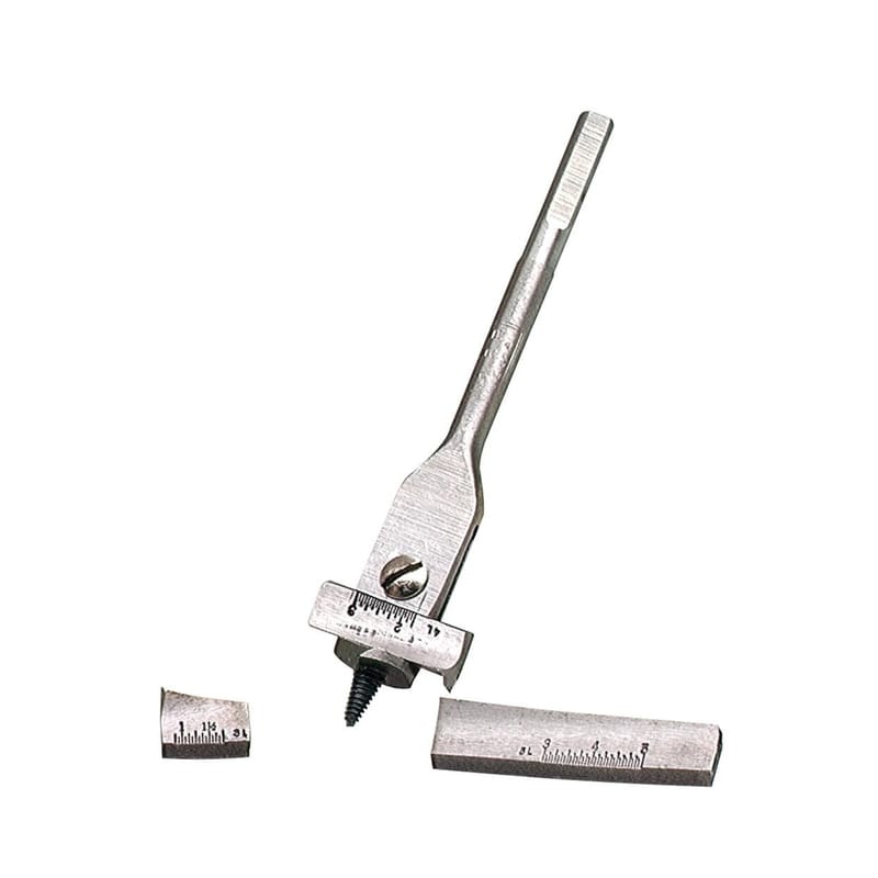 Irwin 45002 7/8 - 3 in. X 6-1/2 in. L High Speed Steel Wood Boring Bit 6-Flat Shank 1 pc