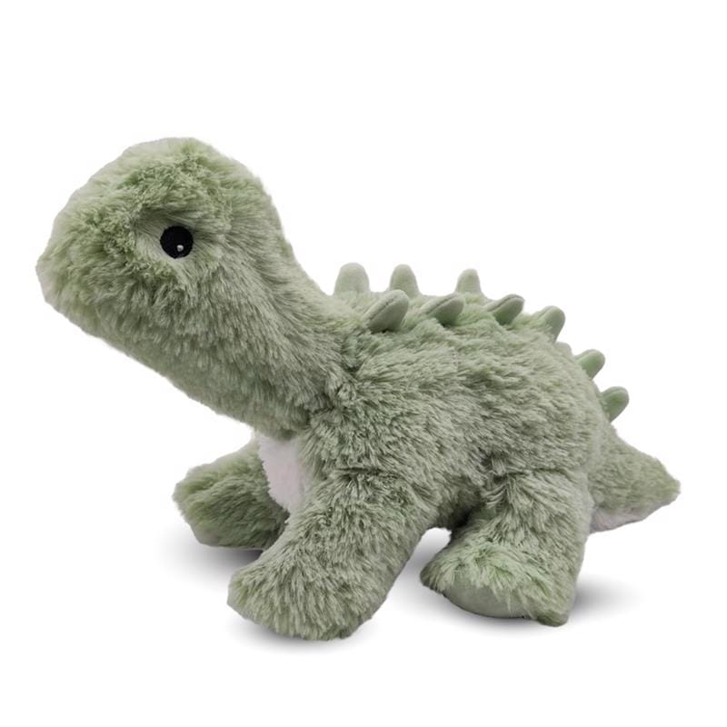 Warmies CP-DIN-4 Long Neck Dinosaur Stuffed Animal Green