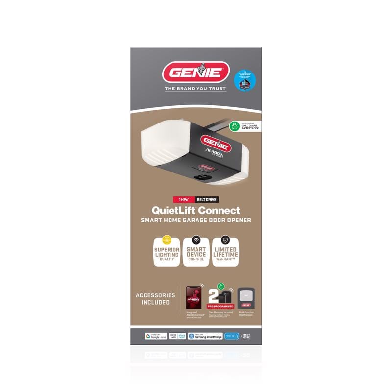Genie 42772R 1 HP Belt Drive WiFi Compatible Smart-Enabled Garage Door Opener
