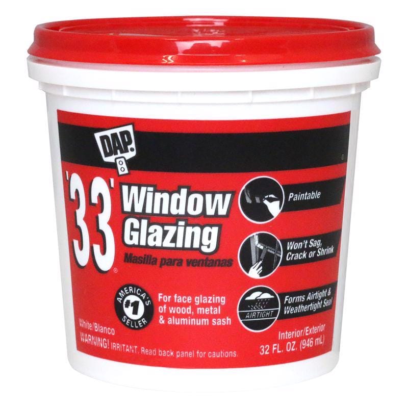 Dap 7079812122 White Glazing Compound 1 qt