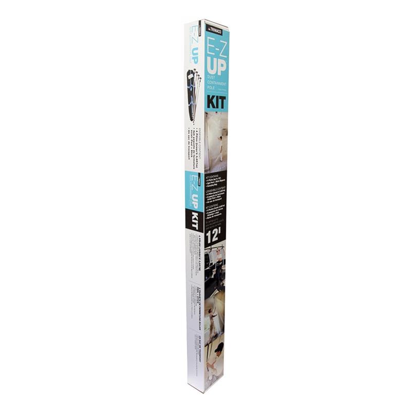 Trimaco 54734 E-Z Up 12 ft. L Black/Silver Dust Containment Pole Kit