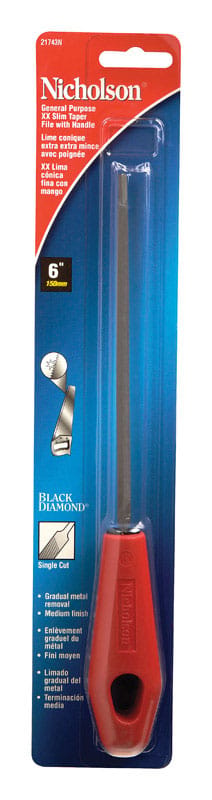Crescent 21743NN Nicholson 6 in. L X 2.5 in. W High Carbon Steel Single Cut File 1 pc