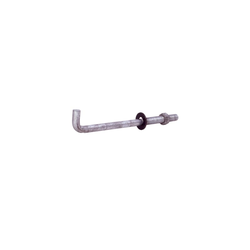Grip-Rite 5812HGAB25 5/8 in. D X 12 in. L Steel Hook Head Anchor Bolts 25 pk