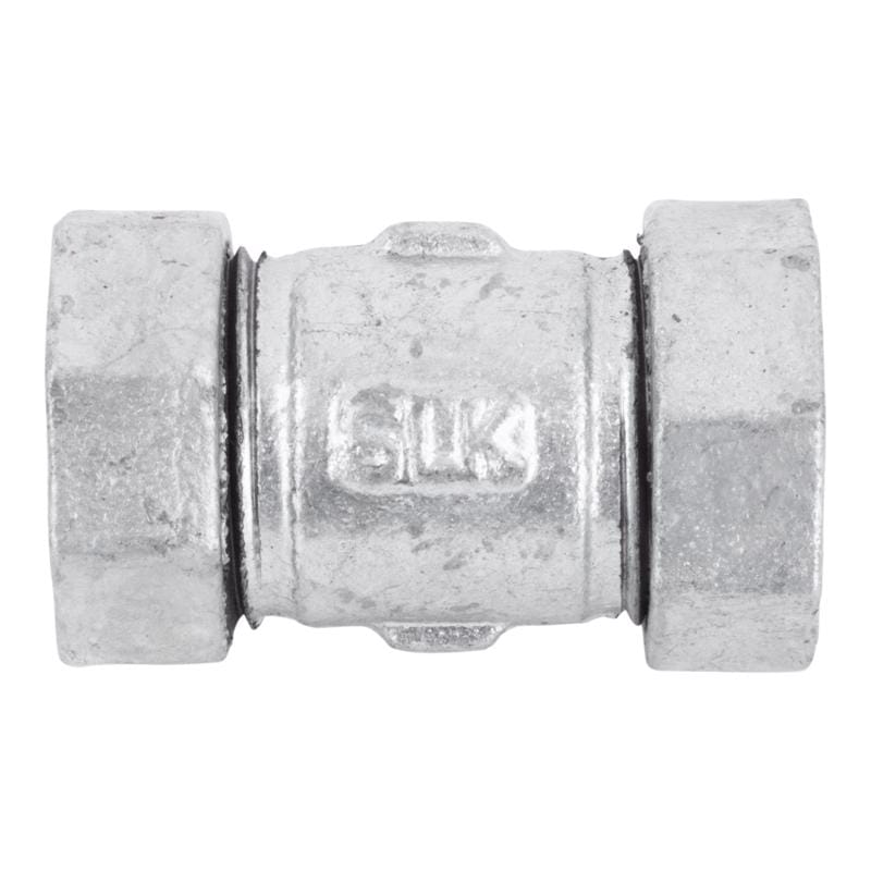 STZ Industries 311CCL-12 1/2 in. Compression X 1/2 in. D Compression Galvanized Malleable Iron 3 in. L Couplin