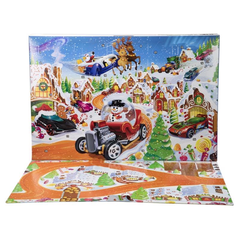 Hot Wheels JLG41 Advent Calendar Multicolored 24 pc