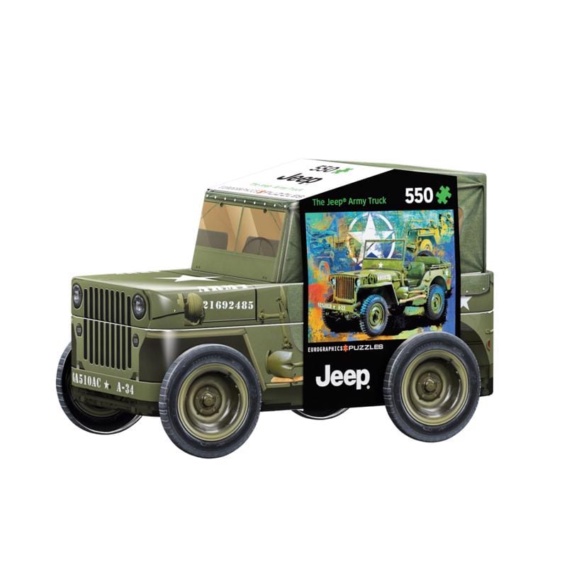 Eurographics 8551-5598 Military Jeep Jigsaw Puzzle Multicolored 550 pc
