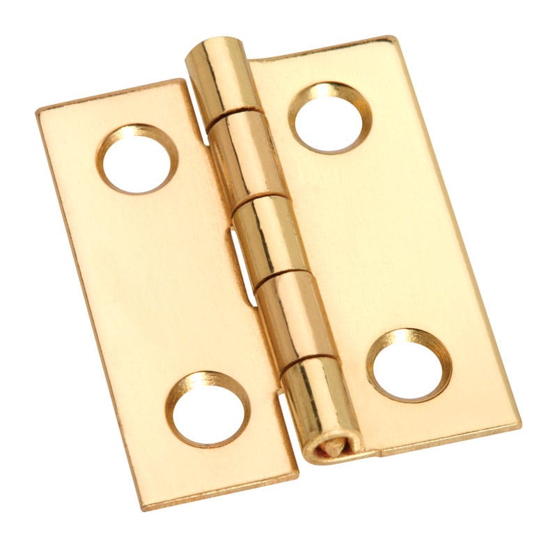 National Hardware N211-284 13/16 in. W X 1 in. L Brass Cabinet Hinge 4 pk