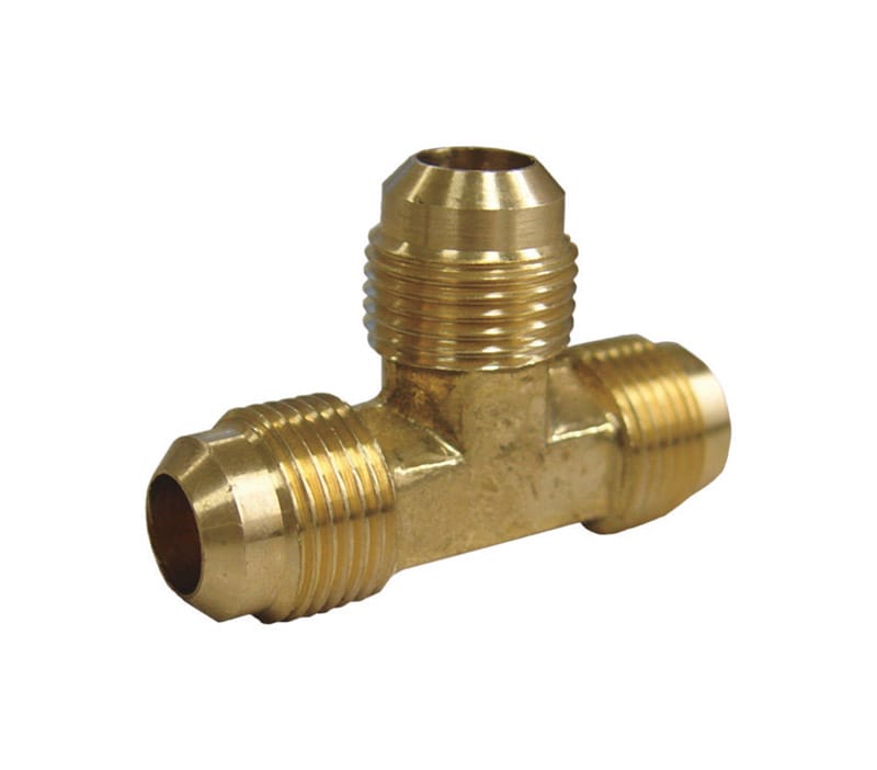 JMF Company 4506374 5/8 in. Flare X 5/8 in. D Flare Brass Reducing Tee