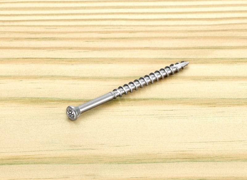 Starborn STXL07225 Deckfast No. 7 X 2-1/4 in. L Silver Star Trim Head Deck Screws 75 pk