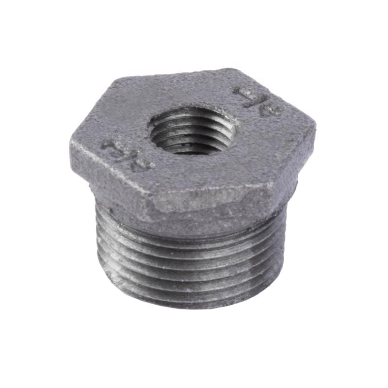 STZ Industries 501401 3/4 in. MIP each X 1/4 in. D FIP Black Malleable Iron Hex Bushing