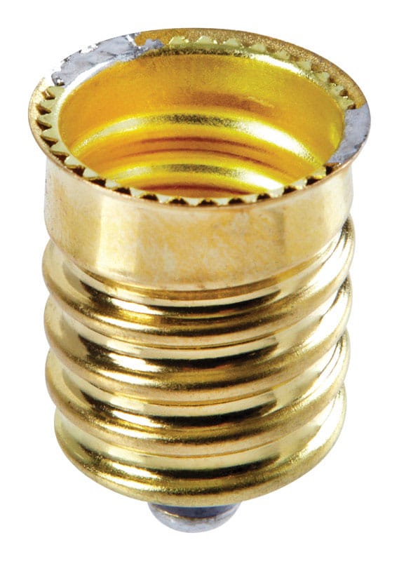 Jandorf 60427 Metal French to Candelabra Base Socket Reducer 1 pk