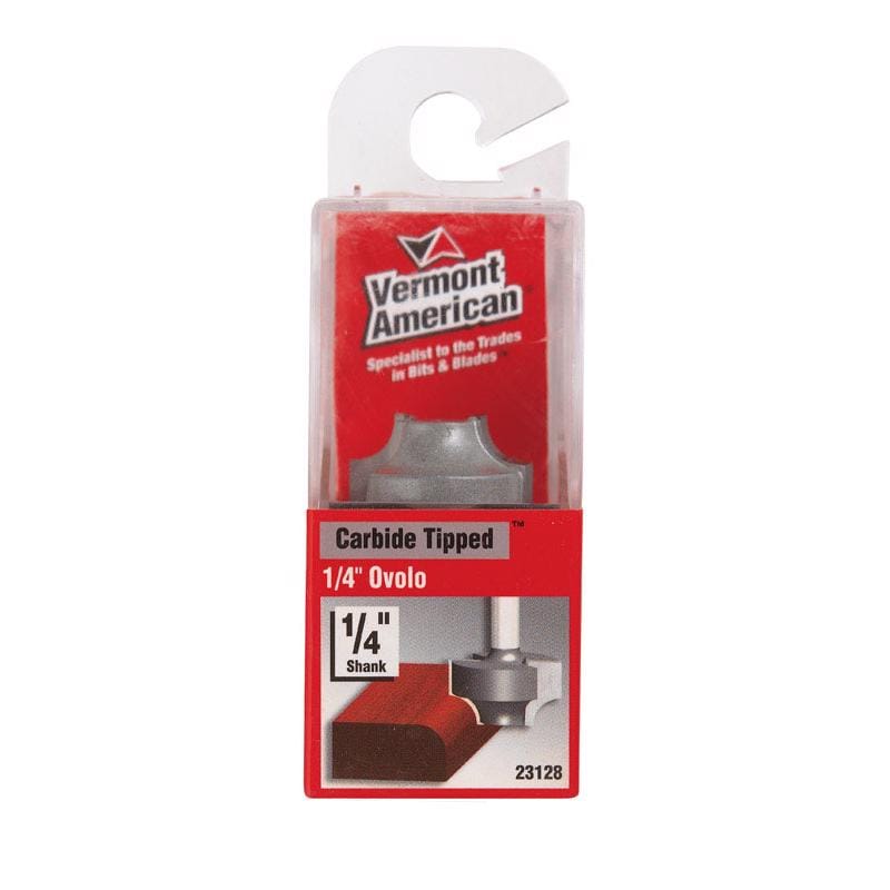 Vermont American 23128 1 in. D X 1/4 in. X 1-13/16 in. L Carbide Tipped Ovolo Router Bit