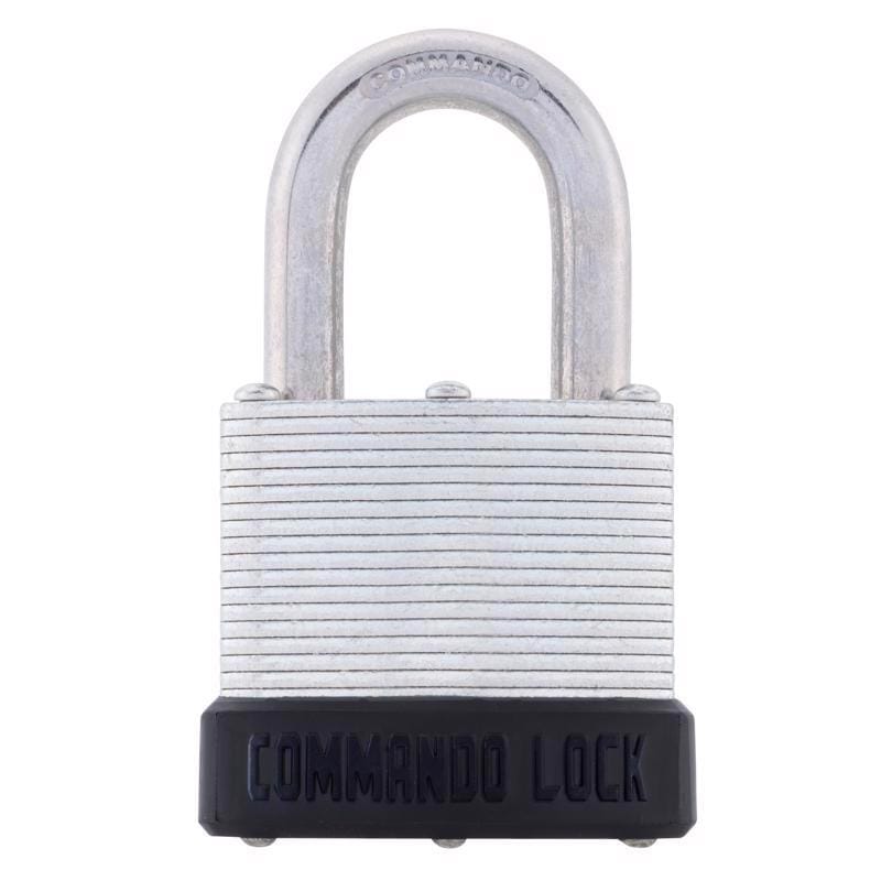 Commando Lock CL1100 1-5/8 in. H X 1-3/4 in. W X 1-1/4 in. L Laminated Steel Dual Ball Bearing Locking Padl