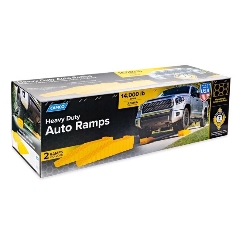 Camco 44558 Yellow Automotive Tire Ramps 2 pk