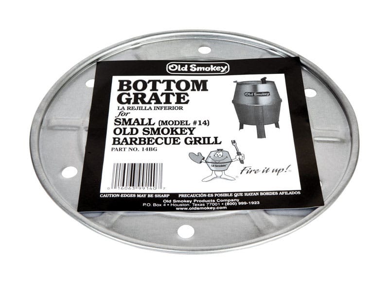 Old Smokey Products #14BG Aluminum/Steel Bottom Charcoal Grate 13 in. L X 13 in. W For Old Smokey Old Smok