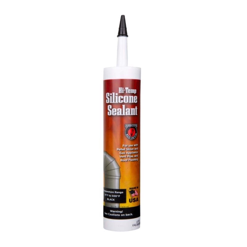 Meeco'S 601B RED DEVIL High Heat Silicone Sealant