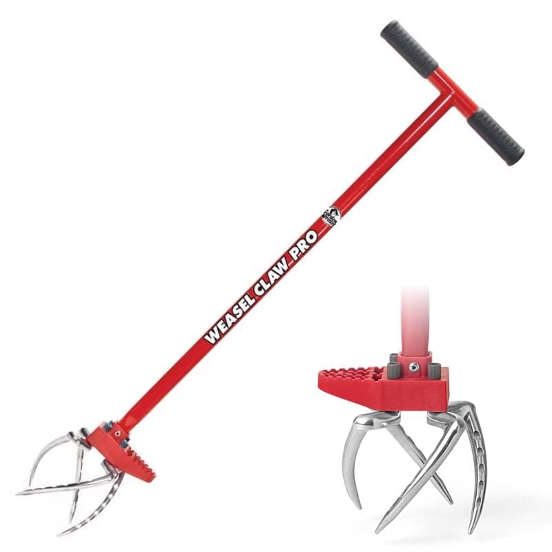 Garden Weasel 91334 Claw Pro 4 Tine Steel Hand Cultivator 38 in. Steel Handle