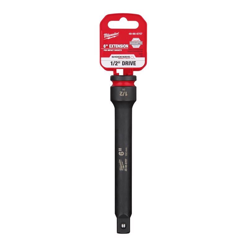 Milwaukee 49-66-6707 SHOCKWAVE 6 in. X 1/2 in. drive SAE 6 Point Impact Rated Extension 1 pc