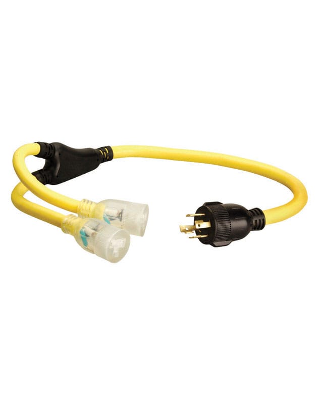 Coleman Cable 019348802 10/4 STOW 250 V 3 ft. L Generator Cord