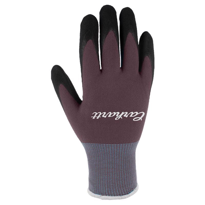 Carhartt GN0661WDPWINE-M Women's Indoor/Outdoor Grip Gloves Purple M 1 pair