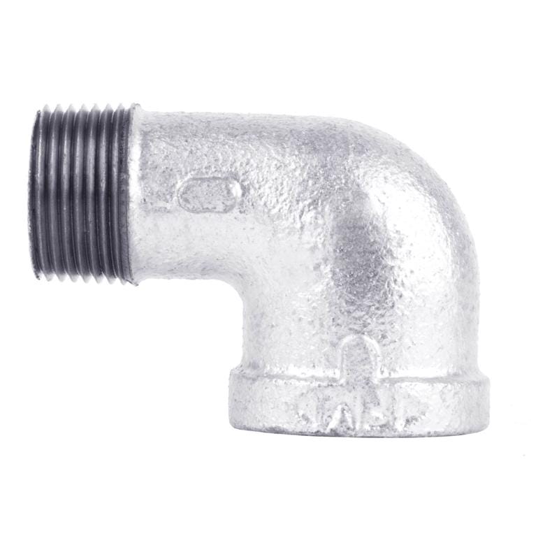 STZ Industries 351SE90-4 4 in. FIP each X 4 in. D MIP Galvanized Malleable Iron 90 Degree Street Elbow